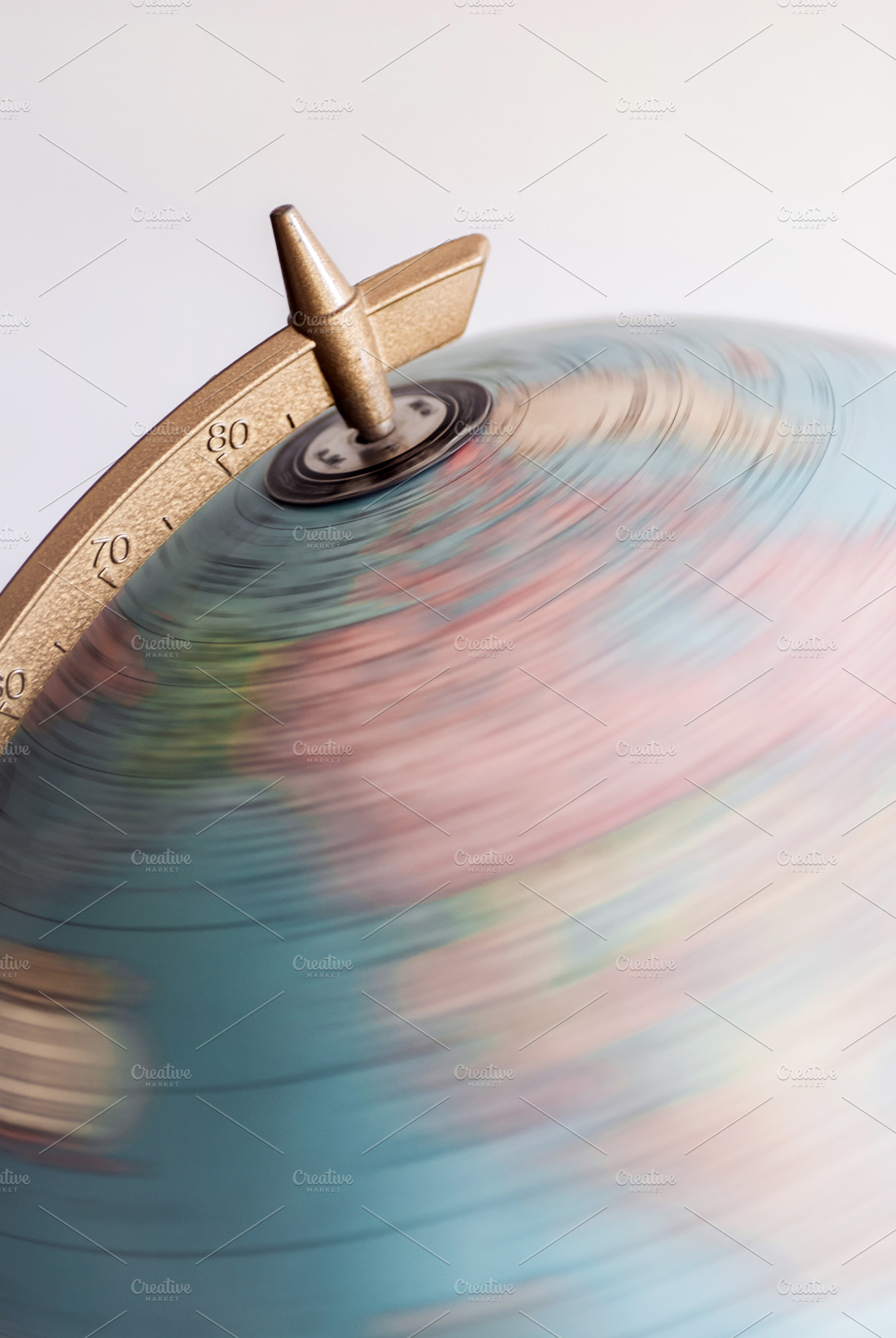 World Globe Spinning Styled Stock, a School & Education Photo by Alicia Youngken Photo's