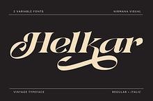 Helkar Vintage - Branding Logo Font