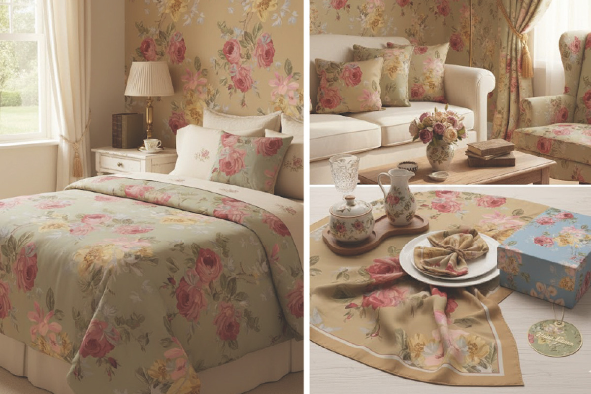 Vintage Victorian Rose, a Pattern Graphic by Print Diaries (Photo 3 of 4)