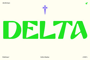 Delta - Display Typeface