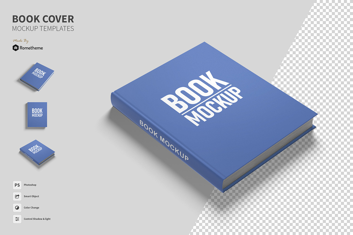Book Cover - Mockups, a Mockup by Rometheme Std (Photo 1 of 4)