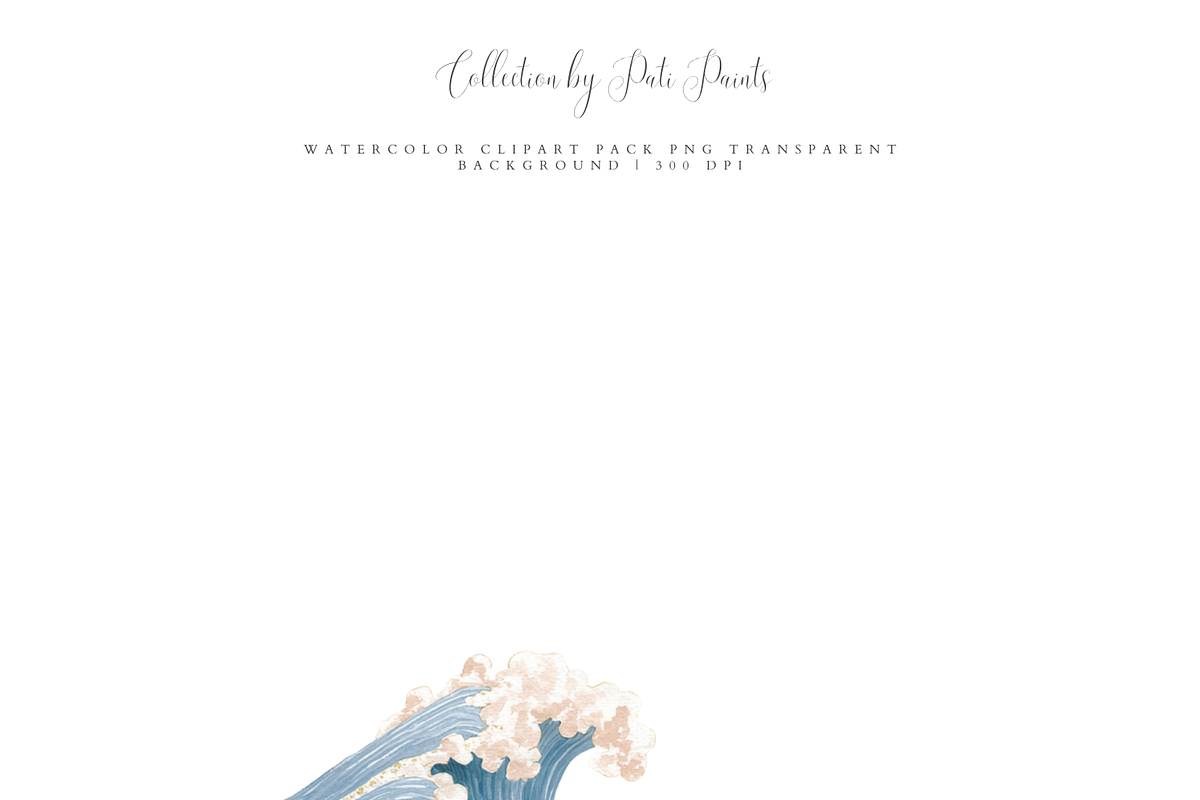 Whale Clipart Set, a Decorative Illustration by Pati Paints (Photo 7 of 10)