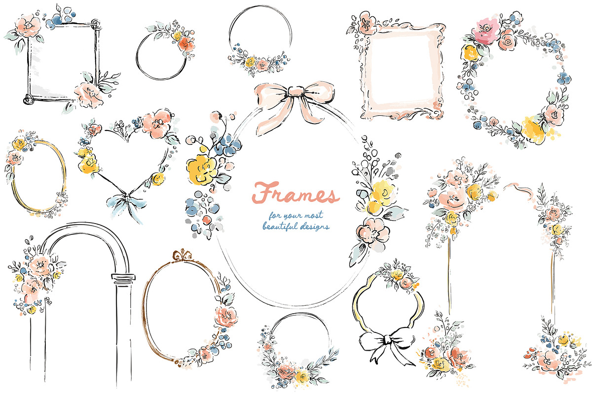 Whimsical Love Wedding Illustrations, an Illustration by Tinydew (Photo 8 of 14)