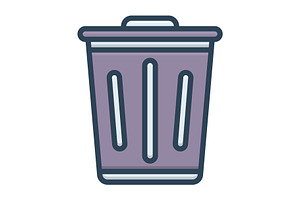 Trash Debris Icon