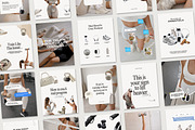 2026 Fitness Instagram Templates, a Social Media Template by Wildnun Studio (Thumbnail 1 of 11)