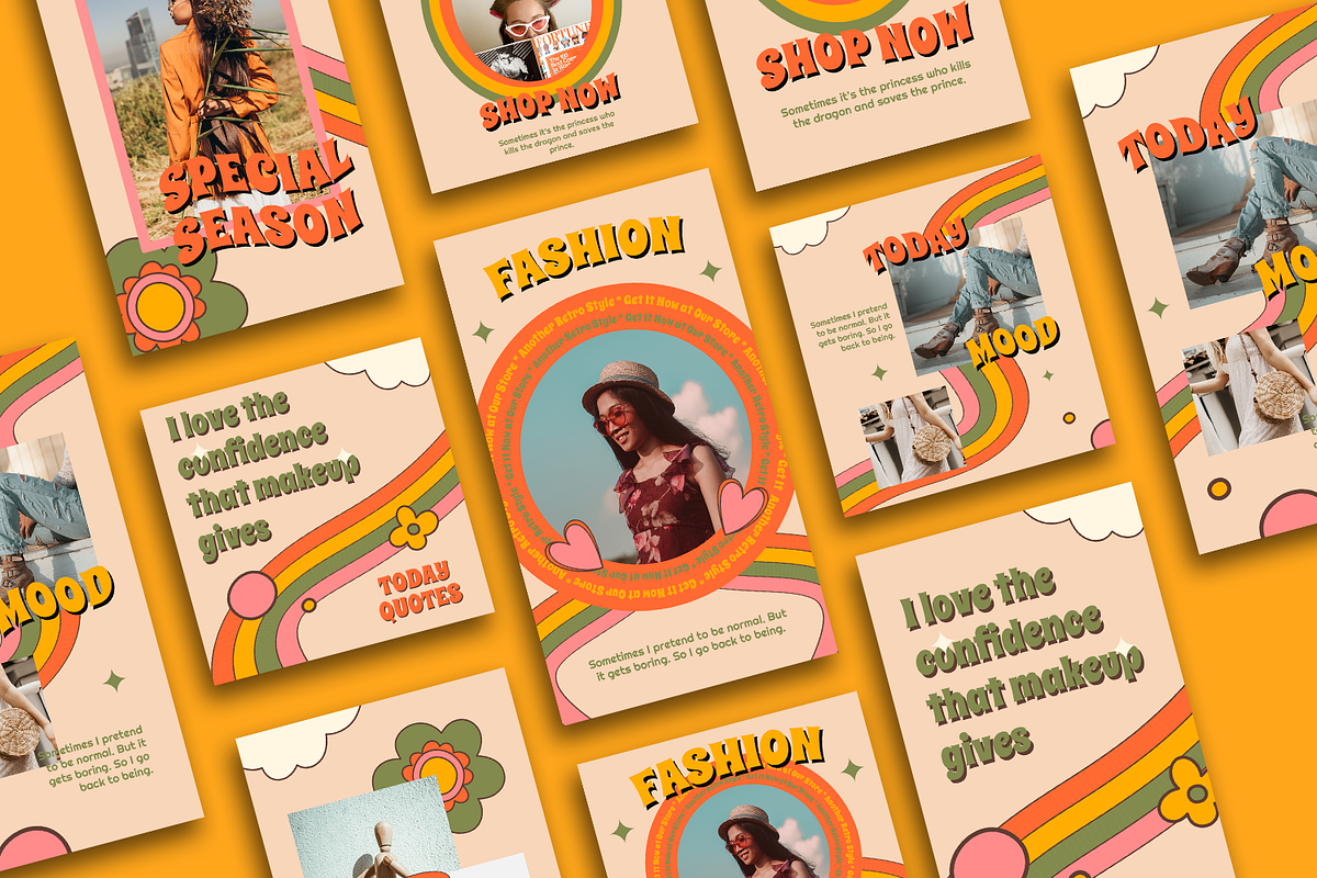 Freonia Instagram Template, a Social Media Template by Creatchees.std (Photo 3 of 5)