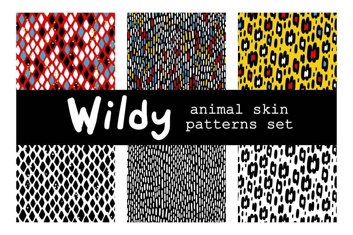 WILDY | animal skin patterns set, a Pattern Graphic by Nastya Tkachova (Photo 6 of 8)