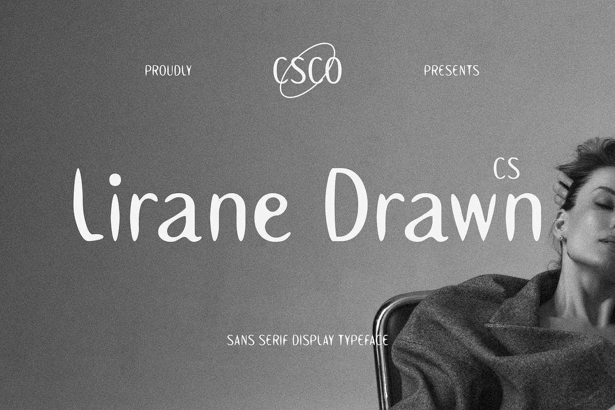 CS Lirane Drawn, a Sans Serif Font by Craft Supply Co. (Photo 1 of 8)