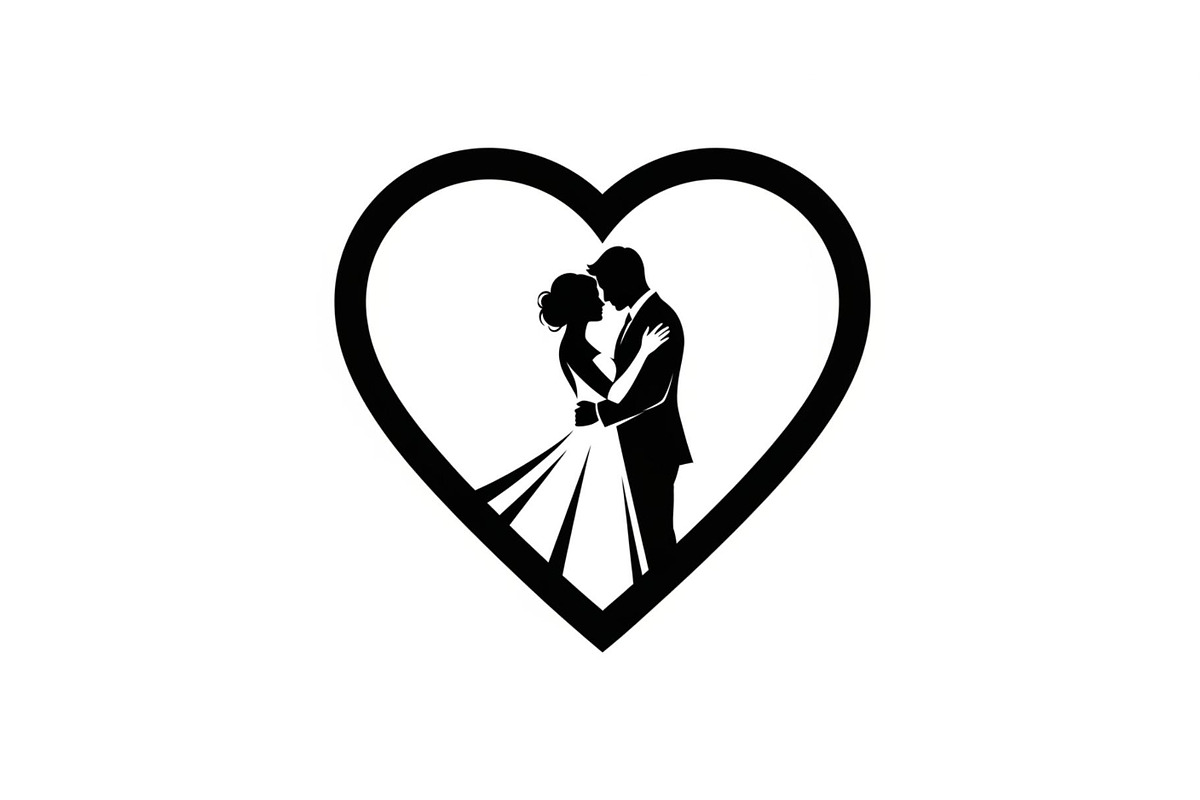 Couple Love Heart Silhouette Bundle, an Illustration by Amazin_art (Photo 36 of 51)