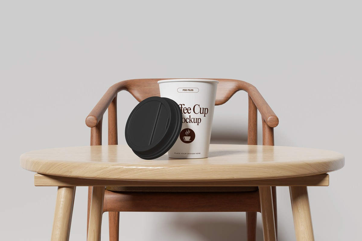Paper Coffee Cup Mockup, a Cups & Container Mockup by AndikaGraphic (Photo 8 of 9)