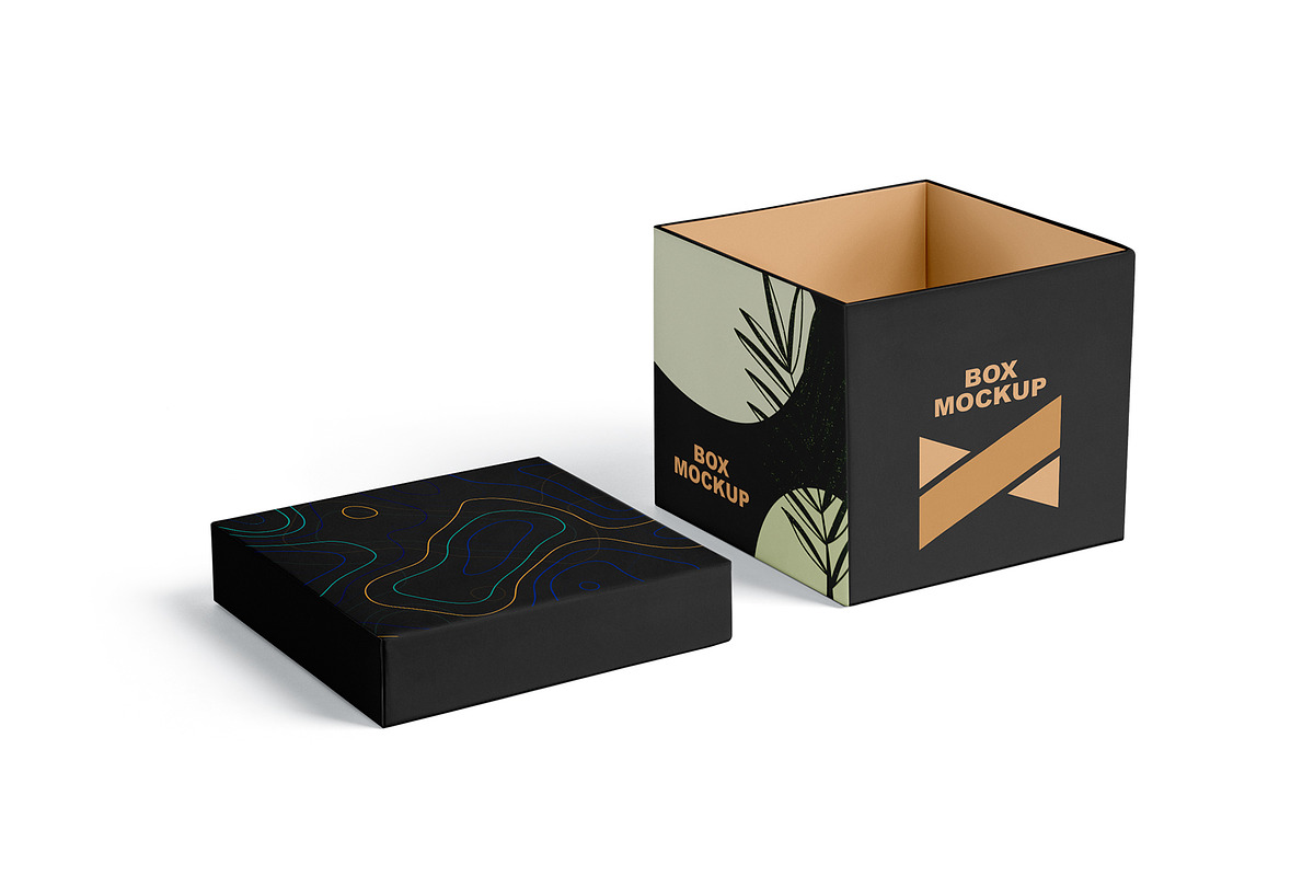 Box Packaging Mockup, a Product Mockup by Designbuys (Photo 3 of 14)