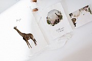 African Safari Watercolor Collection, an Animal Illustration by Creativeqube Design (Thumbnail 5 of 16)