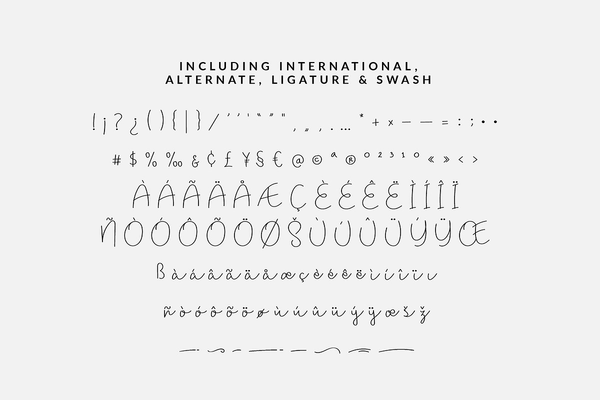 Brogllin Handwritten Monoline Font, a Script Font by Dicubit (Photo 12 of 12)