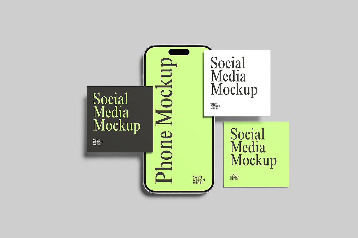 Social Media Post Mockup, a Device Mockup by Graphiculon (Photo 9 of 11)