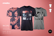 Men T-shirt Mockup Set, a Shirt Mockup by Creatsy (Thumbnail 1 of 13)