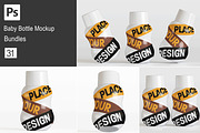 Baby bottle mockup bundles, a Cups & Container Mockup by Ambo Ampeng (Thumbnail 1 of 32)