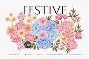 FESTIVE - Seasonal Flower Bundle, a Decorative Illustration by Artflorara (Thumbnail 16 of 17)
