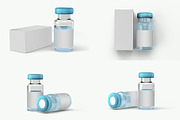 Vial Bottles Mock Up - 9 views, a Packaging Mockup by Illusiongraphic (Thumbnail 18 of 19)