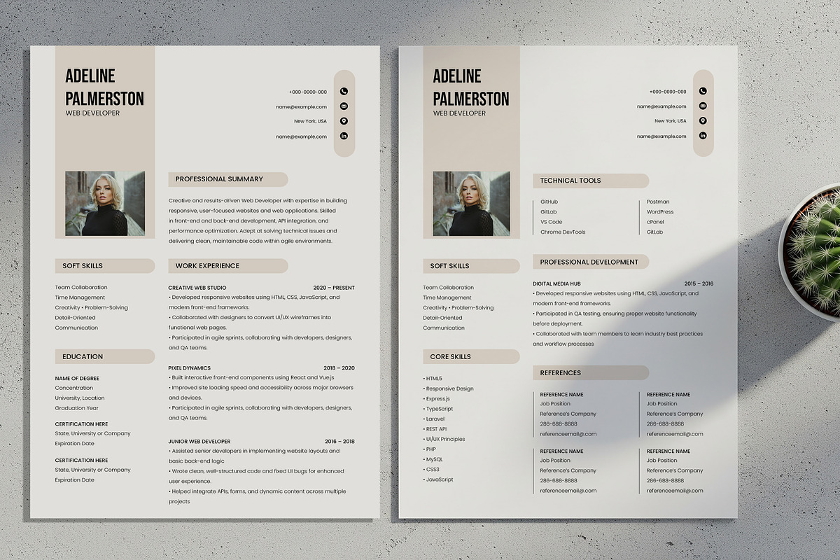 Clean Resume, a Resume Template by SmmrDesign (Photo 5 of 5)
