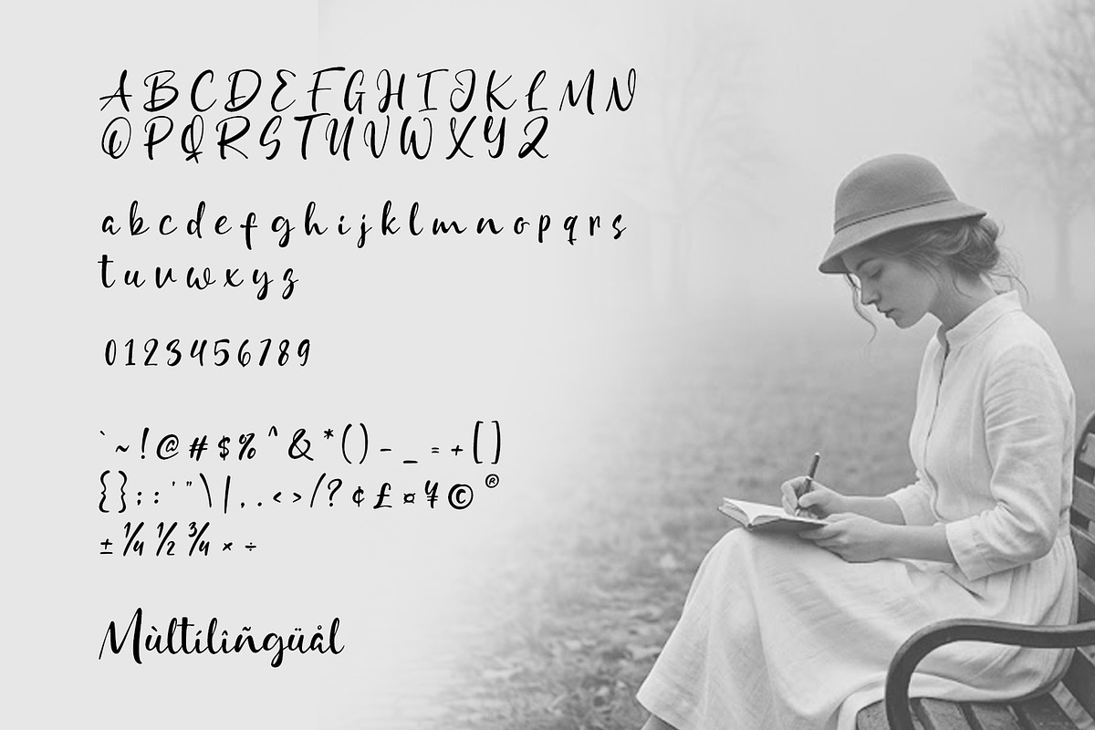 Moveday - A Modern Script, a Script Font by khurasan (Photo 7 of 7)