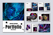 Portfolio Magazine Layout, a Magazine Template by ContestDesign (Thumbnail 1 of 4)