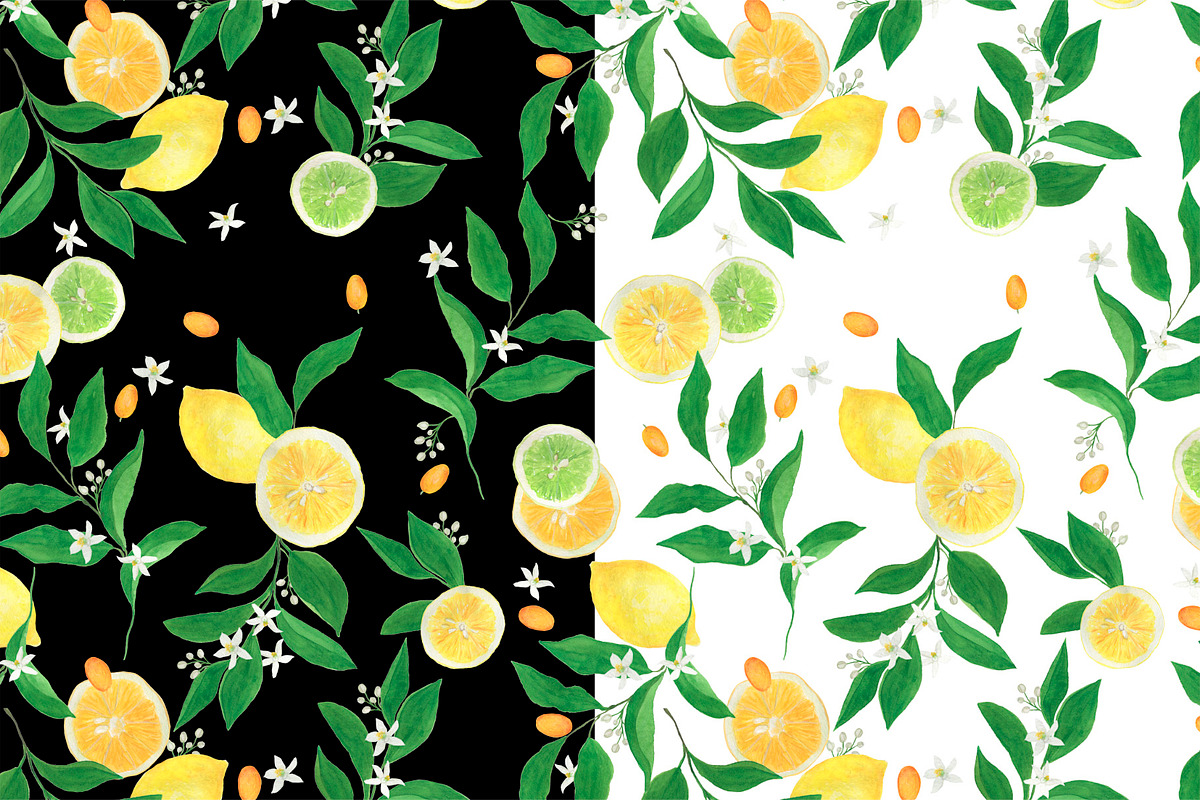 Citrus collection, a Pattern Graphic by ramika (Photo 2 of 9)