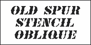 Old Spur Stencil JNL, a Serif Font by Jeff Levine Fonts (Thumbnail 4 of 5)
