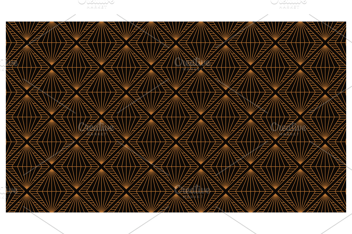Elegant Art Deco Geometric Pattern, a Pattern Graphic by Creative Backgrounds