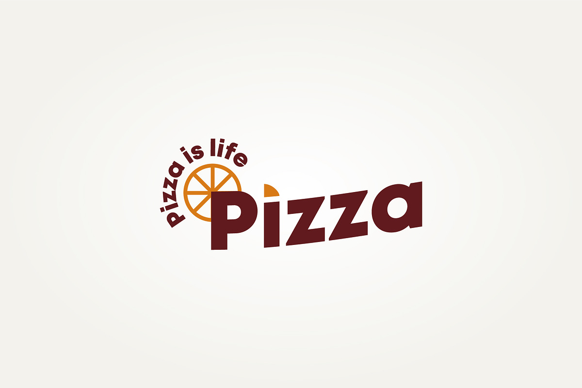 delicious pizza line art icon logo, a Branding & Logo Template by Blazybone (Photo 1 of 2)