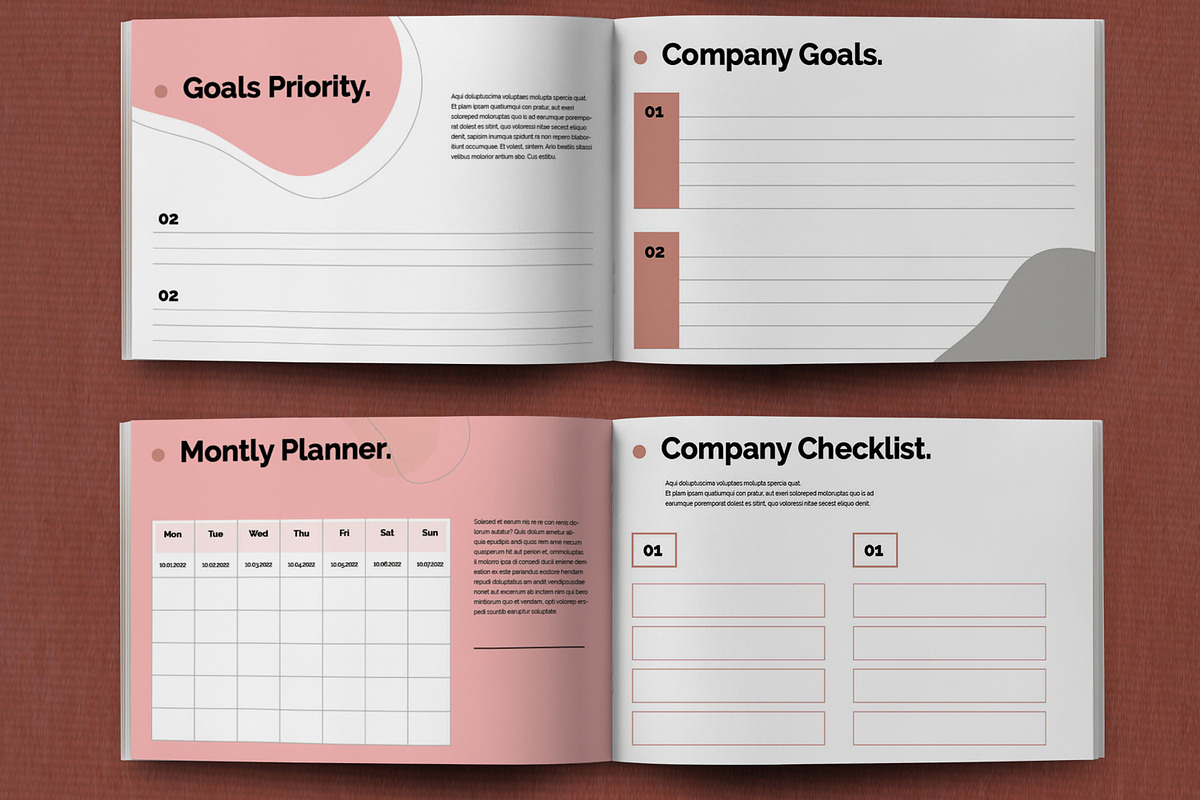 Daily Planner Design Template