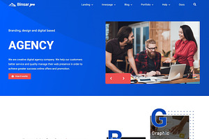 Binsar Pro HTML Bootstrap Template