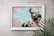 Panda clipart, PNG Amimals, an Animal Illustration by MitrushovaArt (Thumbnail 7 of 8)