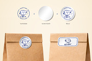 Blank Sticker Mockup Set, a Mockup by DesignerCandies (Thumbnail 8 of 11)