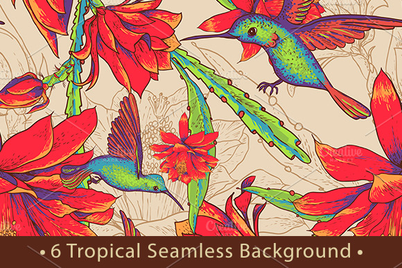 Tropical Seamless Background