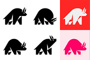 Bull Logo + pattern, an Object Graphic by NataliiaVolyk (Thumbnail 2 of 7)