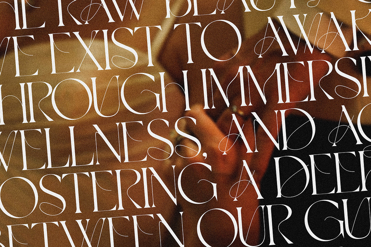 Aurora Borealis - Branding Font, a Serif Font by AndrewPixelType (Photo 7 of 9)