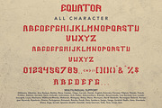 Equator - Blackletter Font, a Handwritten Font by Arendxstudio (Thumbnail 9 of 9)