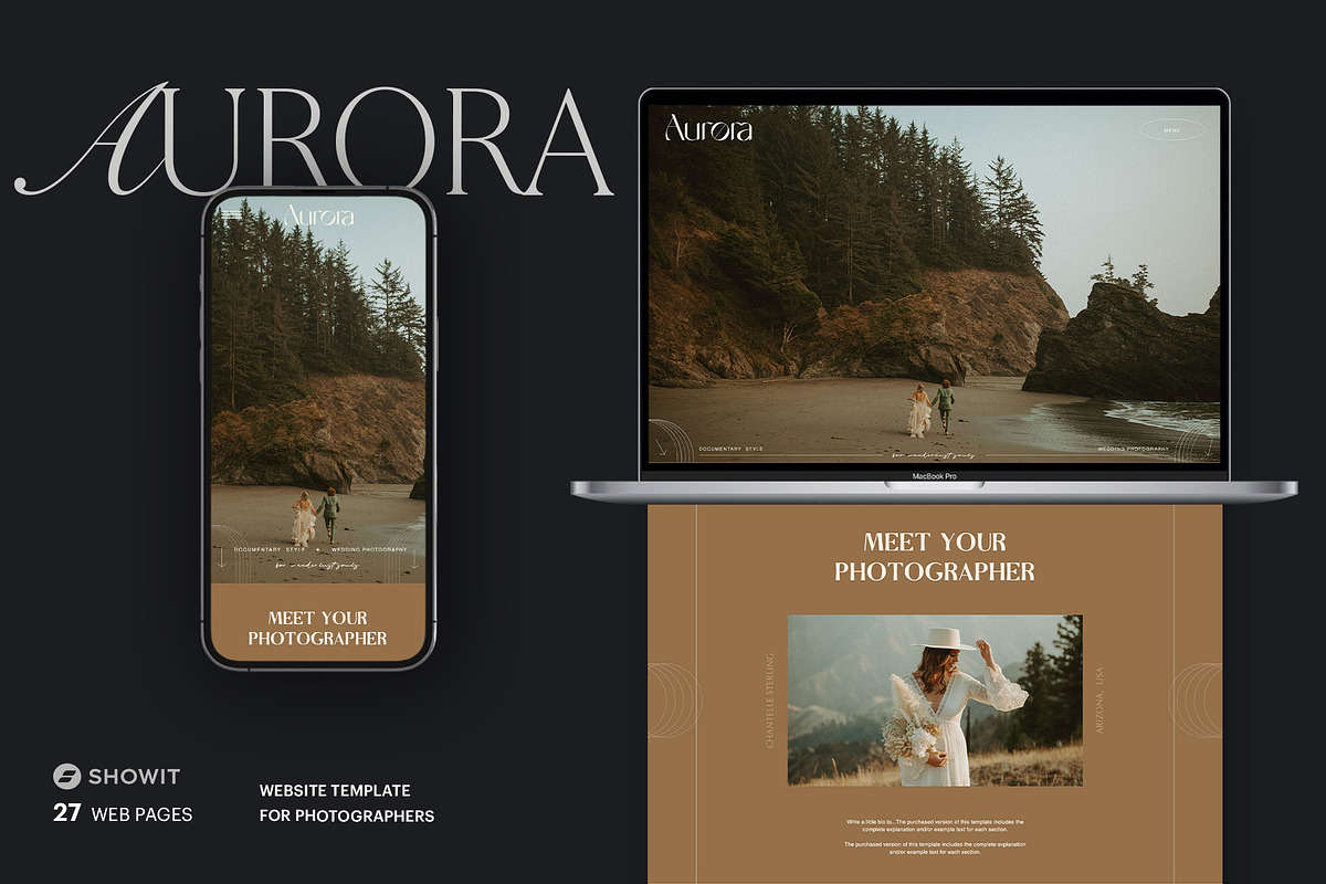 Wanderlust | Showit Website Template, a Websites & App Template by Studio Leelou (Photo 1 of 13)