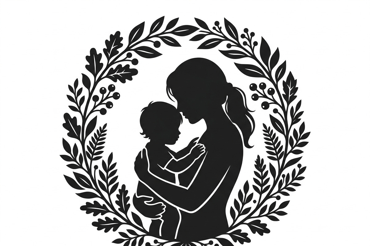 loving mother and children, a Person Illustration by Amazin_art (Photo 25 of 46)