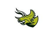 Triceratops Logo, a Branding & Logo Template by ashenterprise (Thumbnail 1 of 4)