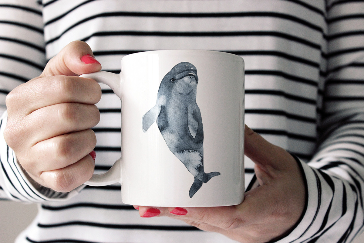 In love with watercolor Ocean, an Animal Illustration by KatBranchArt (Photo 4 of 7)