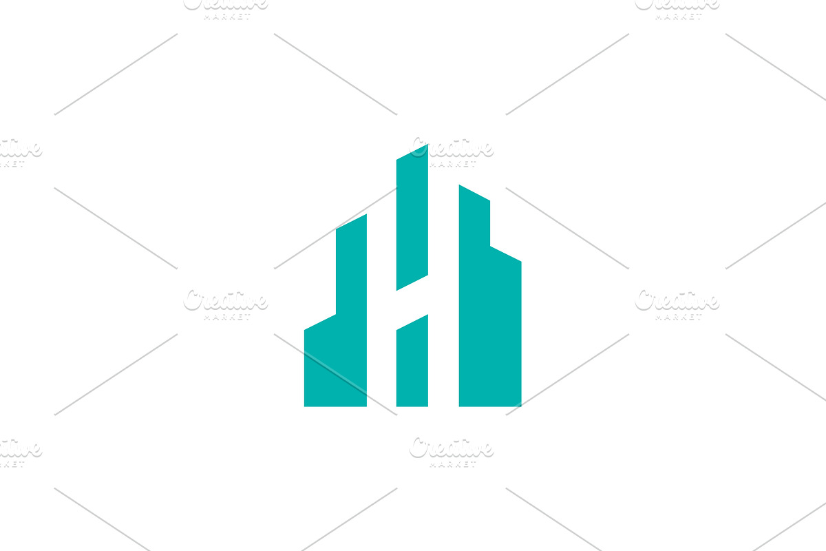H Building Logo, a Branding & Logo Template by Creative_Graphic