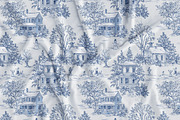Christmas Toile Seamless Patterns, a Pattern Graphic by Olya Creative (Thumbnail 11 of 21)