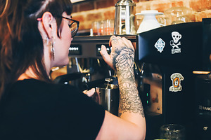 Coffee shop vibes | 2 stock photo containing coffee and coffee shop