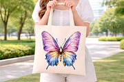 watercolor glitter butterfly clipart, an Illustration by GatewayDesign (Thumbnail 8 of 9)