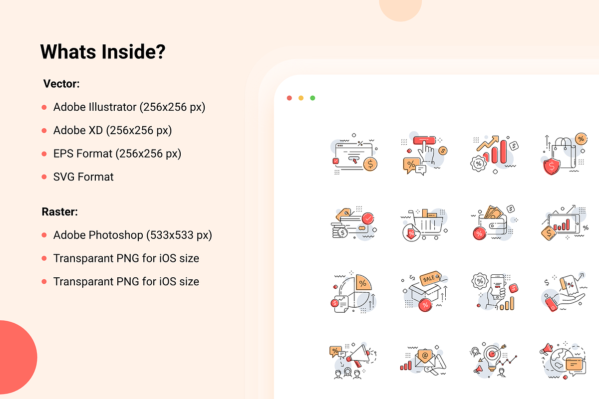 Icons Pack For Sales and Marketing, an Outline Icon by Ragul Creates (Photo 3 of 6)