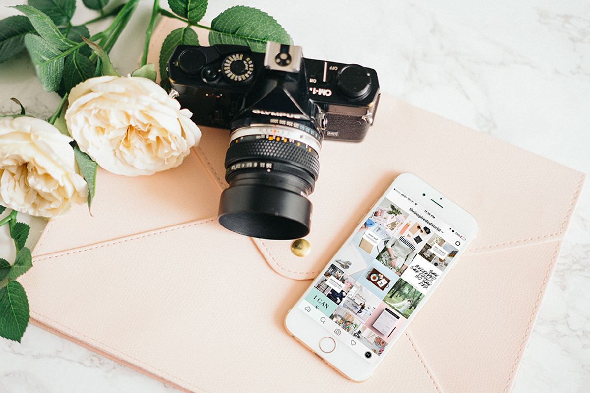 Feminine Tech Mockups, a Social Media Template by Brand Strategy Co. (Photo 3 of 5)