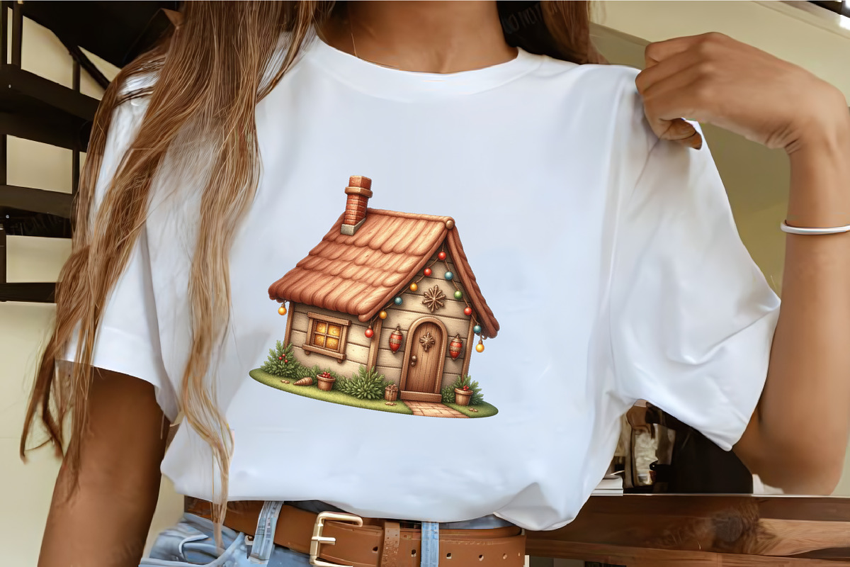 Cozy Winter Cottage Clipart, an Illustration by CrexoraLab (Photo 5 of 5)