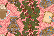 Coffee Ritual Seamless Vector Patter, a Pattern Graphic by NayaChu (Thumbnail 7 of 8)