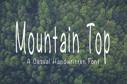Mountain Top Handwritten Font